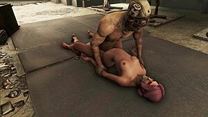 Fallout 4: Objavovanie tmavých fantázií s ružovovlasou postavou v BDSM