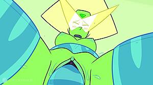 Cartoon parody of Peridots botany class with big titted characters