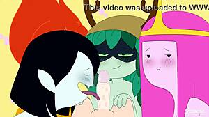 Finn the fox's wild birthday orgy in Adventure Time